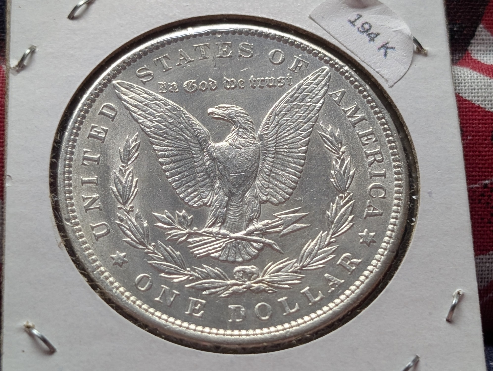 1896 90% Silver Morgan Dollar