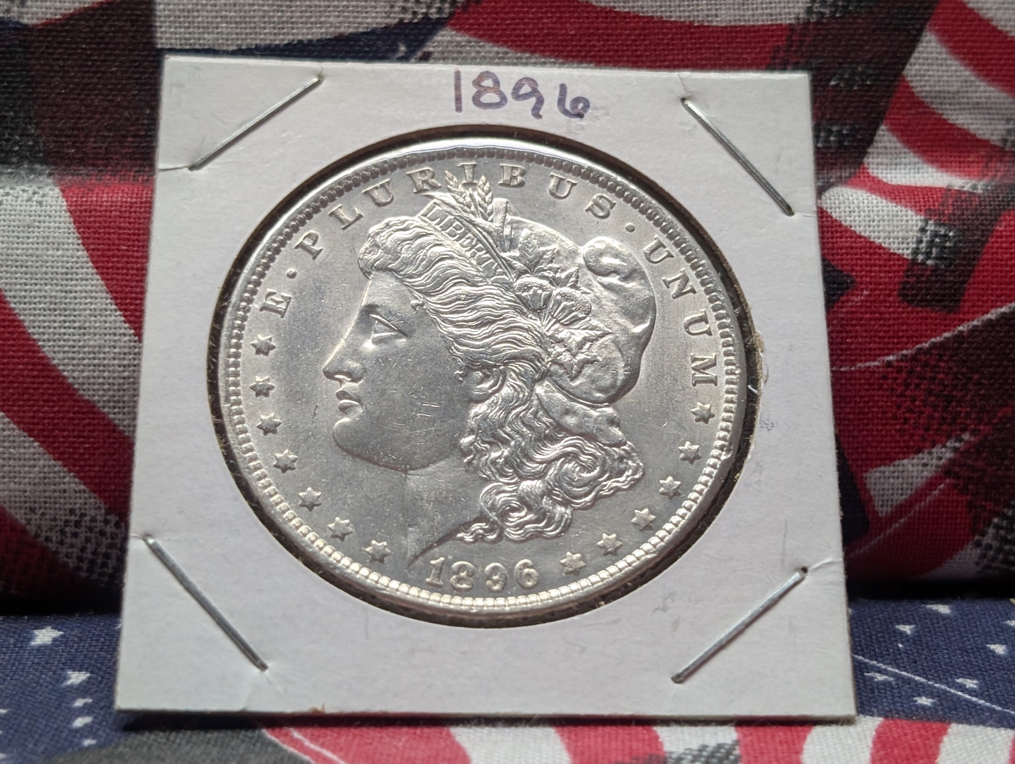 1896 90% Silver Morgan Dollar