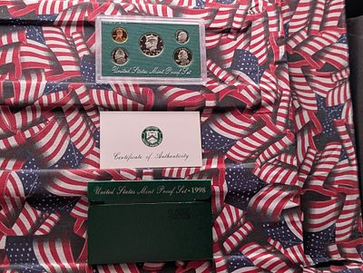 1998-S U.S. Mint Proof Set in OGP w/ COA Condition PLEASE NOTE Some coins may have a grade on 
