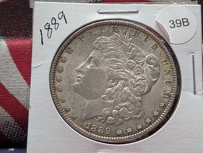 1889 Morgan Dollar, 90% Silver Condition PLEASE NOTE Some coins may have a grade on the package 