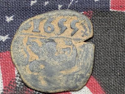 1655 Pirate Era Coin, Very Rare with Date On It, 371 Years Old! Condition PLEASE NOTE Some 