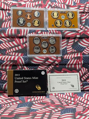 2011-S U.S. Mint Proof Set - Includes Presidential Dollars, Sacagawea Dollar & America the 