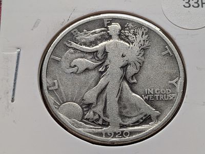 1920 Walking Liberty 90% Silver Half Dollar Condition PLEASE NOTE Some coins may have a grade 