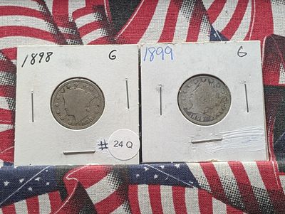 1898 & 1899 Liberty Head V Nickels. 1898 &amp; 1899 Liberty Head V Nickels Condition PLEASE NOTE 
