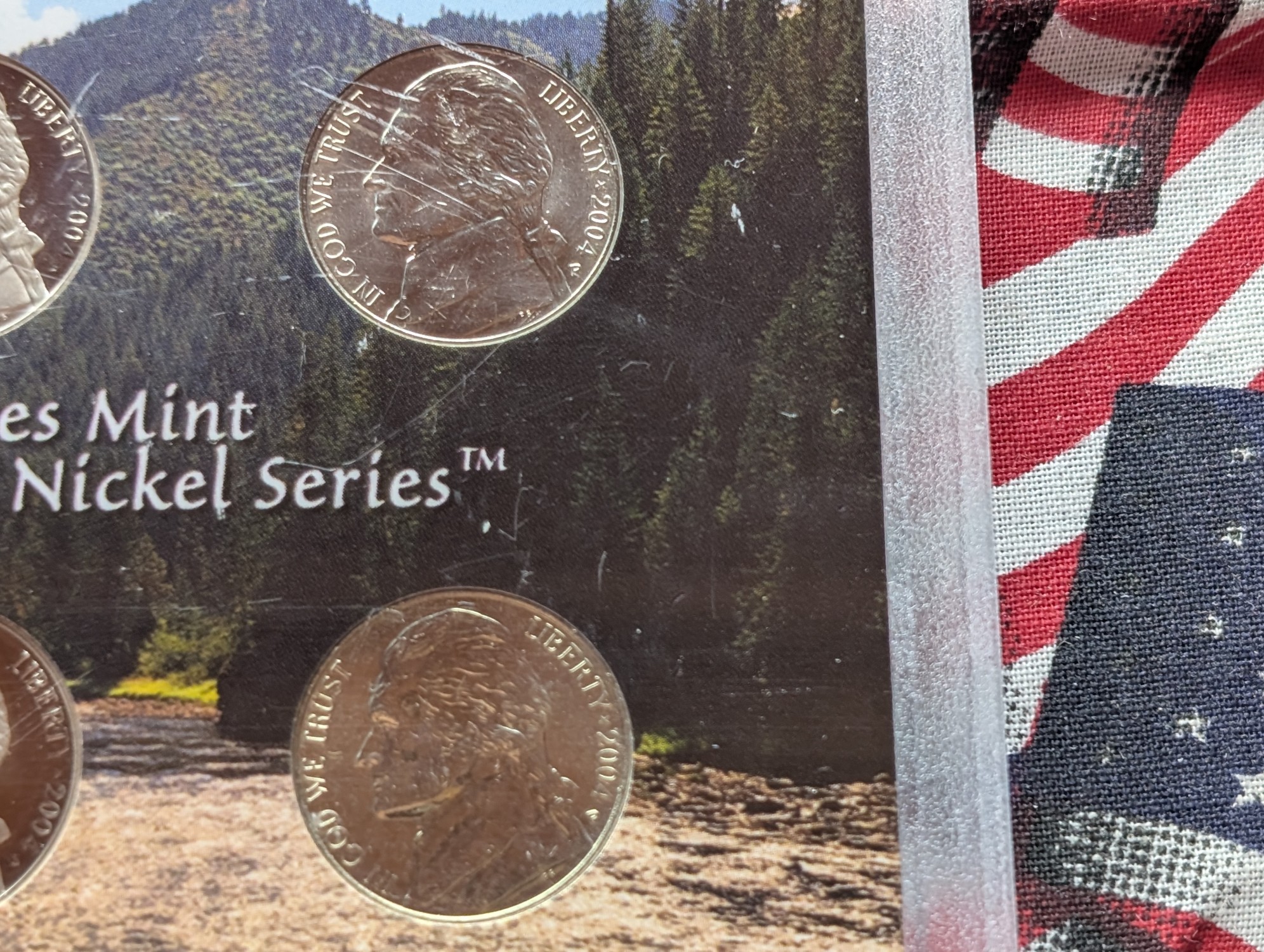 2004 P, D, & S U.S. Mint Westward Journey Nickel Set