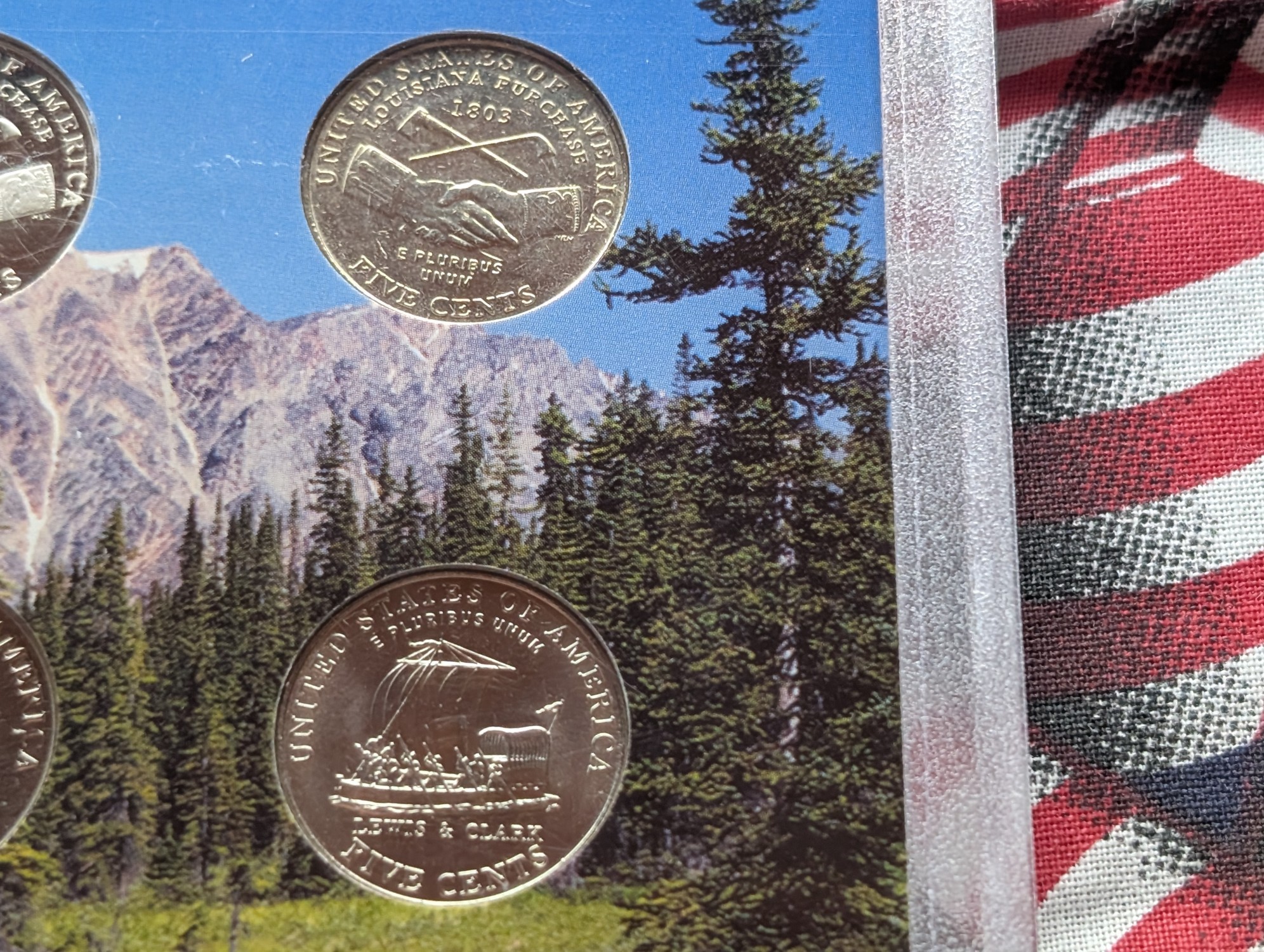 2004 P, D, & S U.S. Mint Westward Journey Nickel Set
