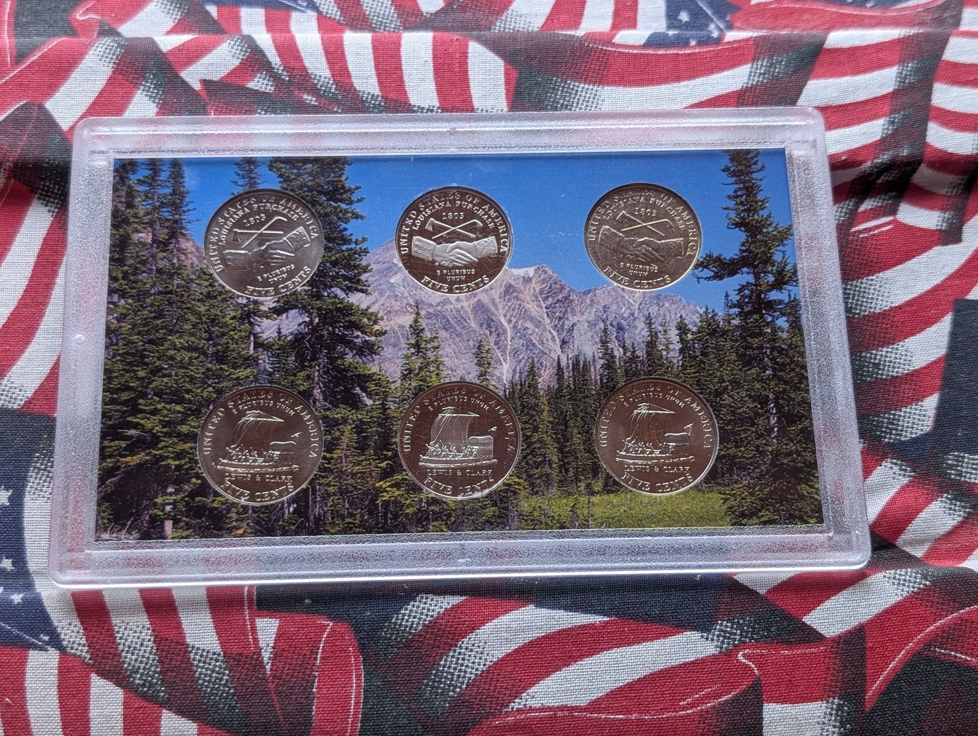 2004 P, D, & S U.S. Mint Westward Journey Nickel Set