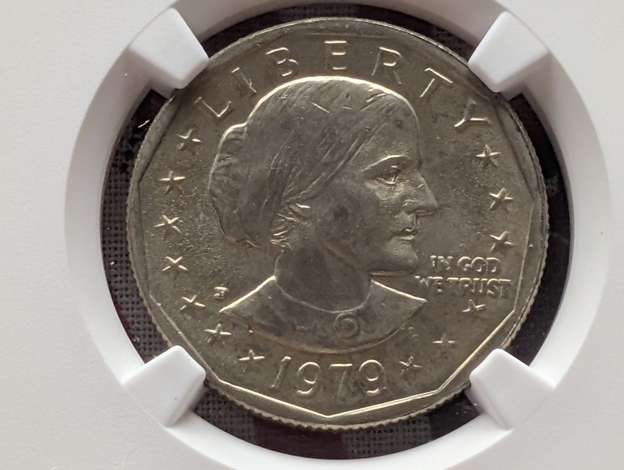 1979-P Susan B. Anthony Dollar - NGC MS65 w/ Narrow Rim