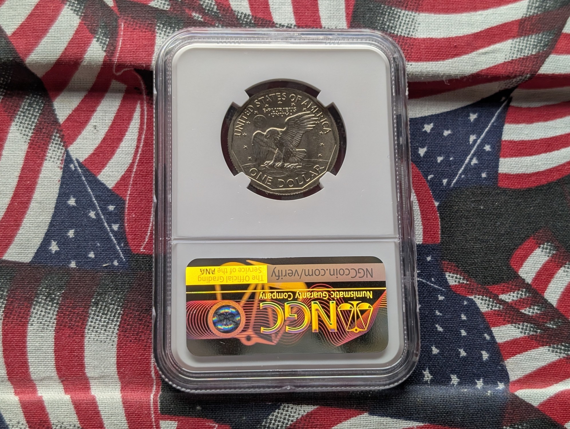 1979-P Susan B. Anthony Dollar - NGC MS65 w/ Narrow Rim