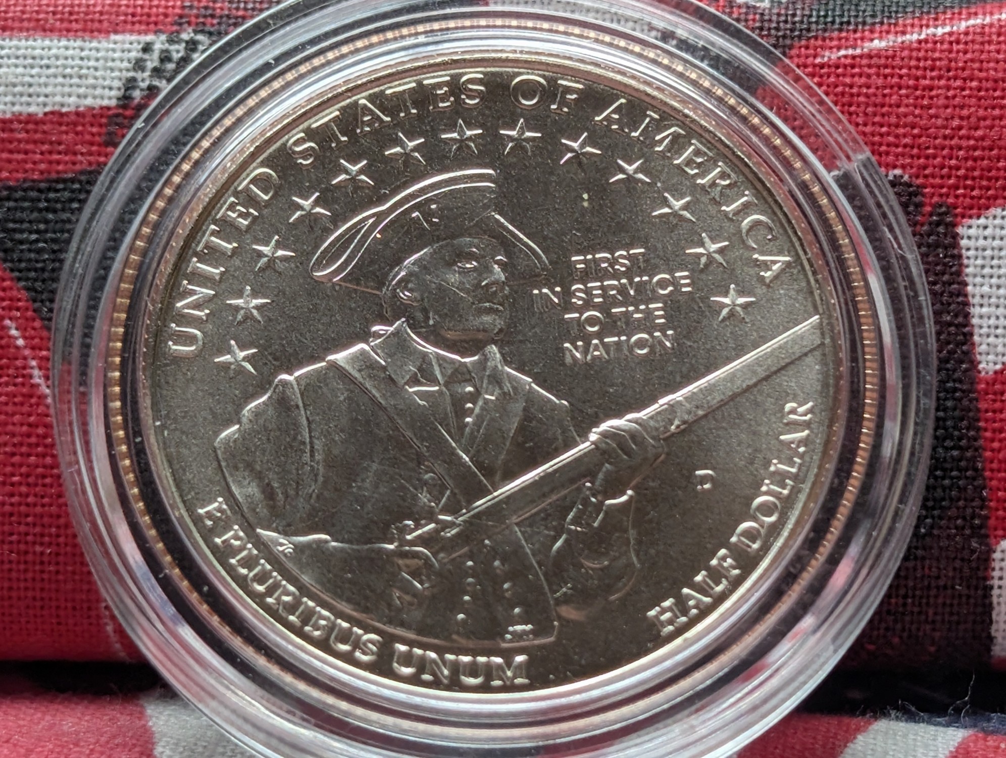 2011-D UNC U.S. Army Commemorative Half Dollar in Government Capsule