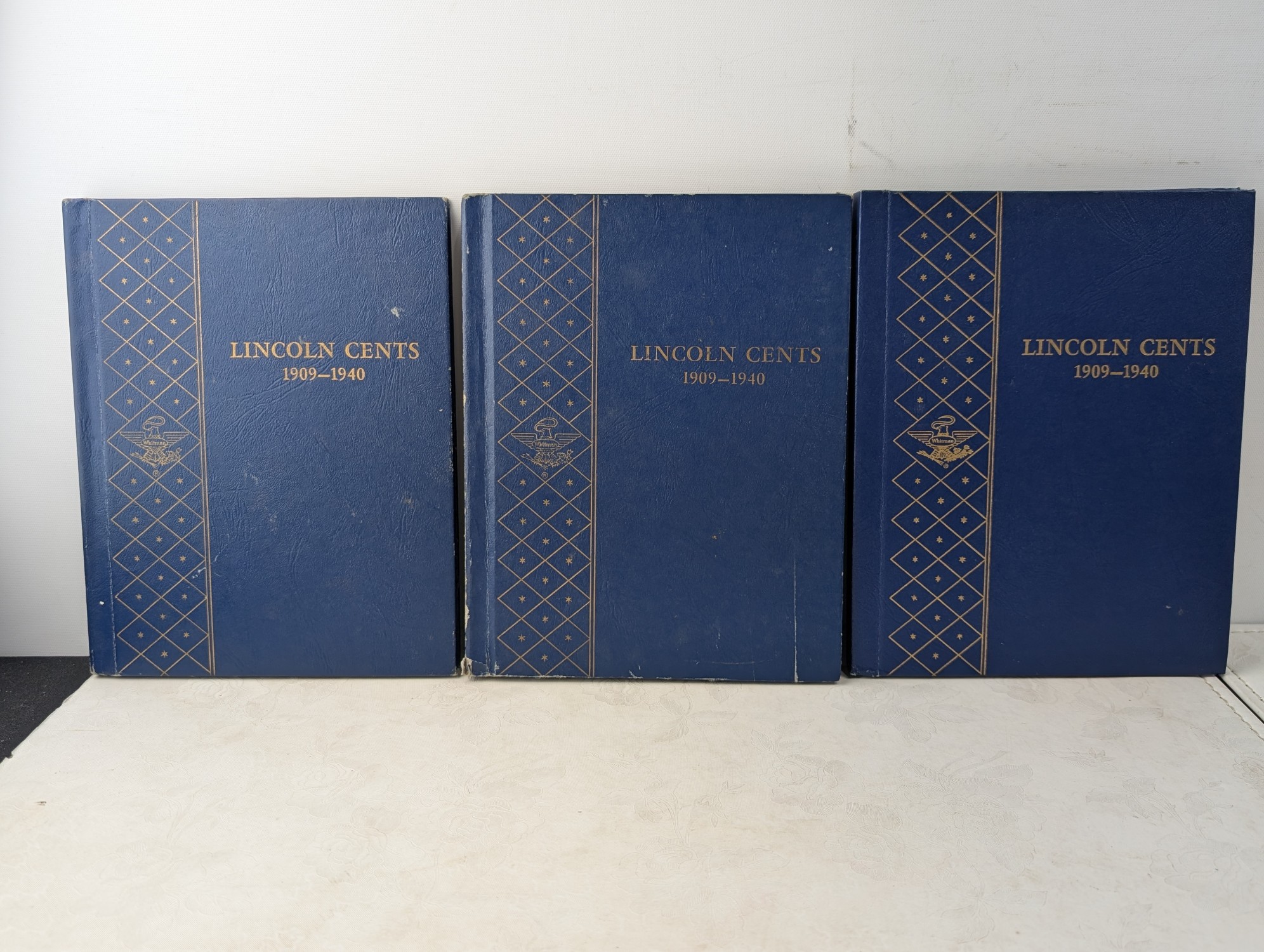 Partial 1909-1976 Lincoln Cent Collection in 7 Whitman Albums - Includes BETTER DATES! & Lots of UNC Condition Coins - 450+ Coins Total!!