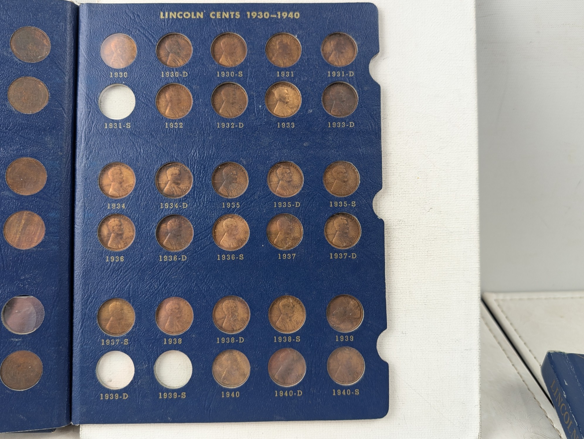 Partial 1909-1976 Lincoln Cent Collection in 7 Whitman Albums - Includes BETTER DATES! & Lots of UNC Condition Coins - 450+ Coins Total!!