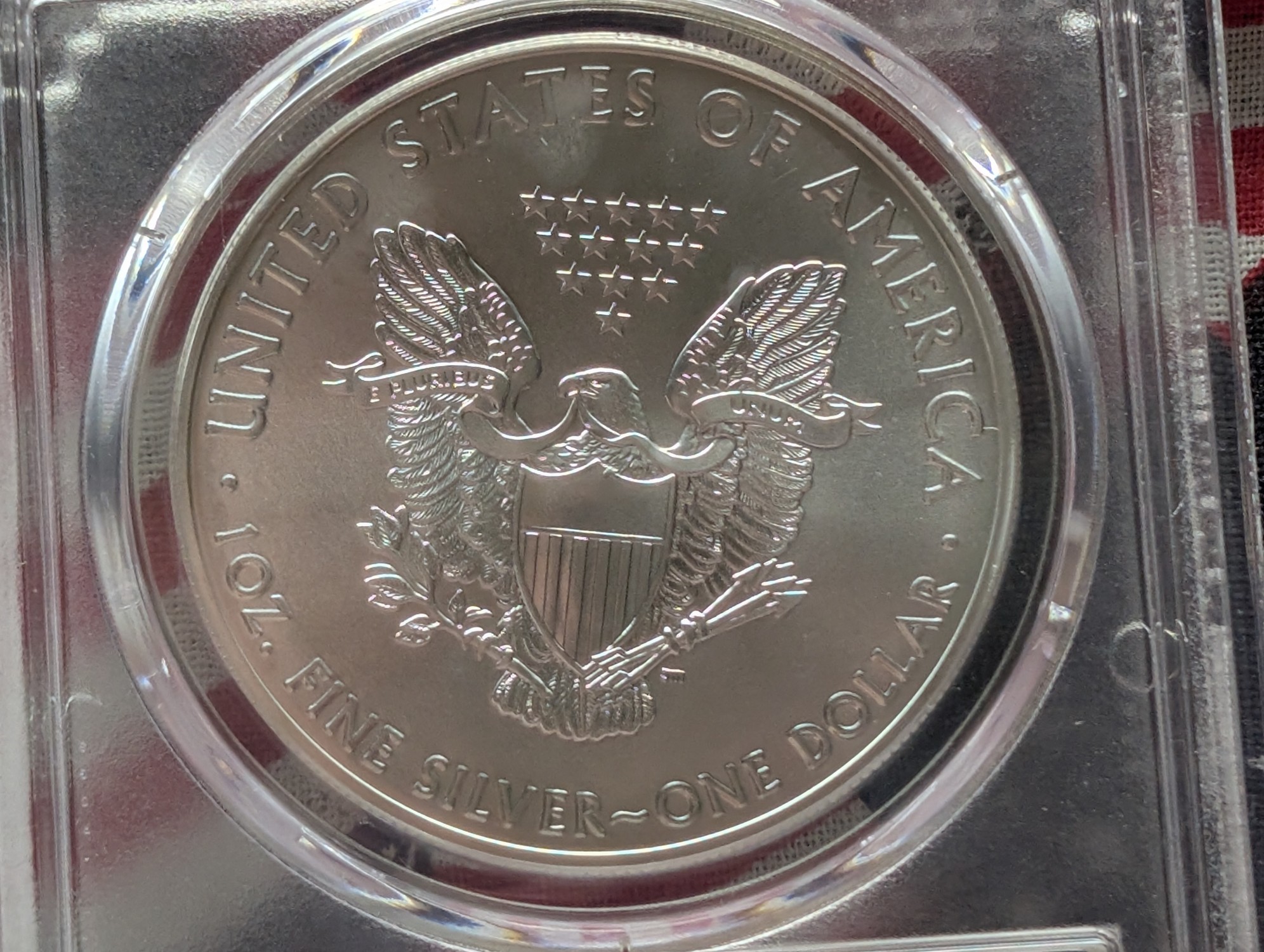 2018 American Silver Eagle 1 Troy Oz. .999 Silver - PCGS MS70