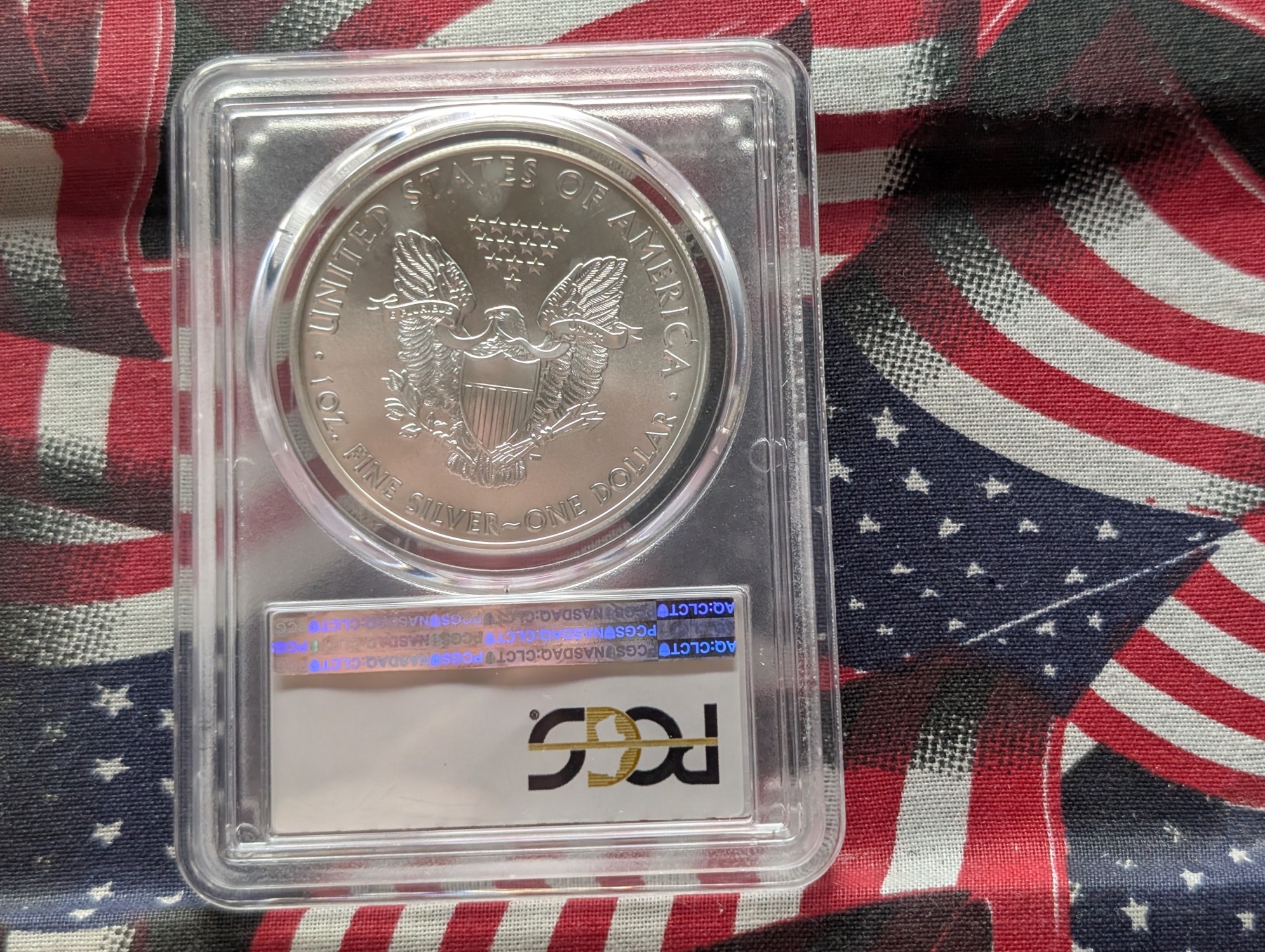2018 American Silver Eagle 1 Troy Oz. .999 Silver - PCGS MS70