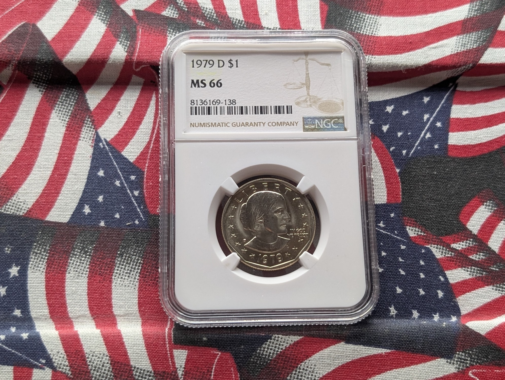 1979-D Susan B. Anthony Dollar - NGC MS66
