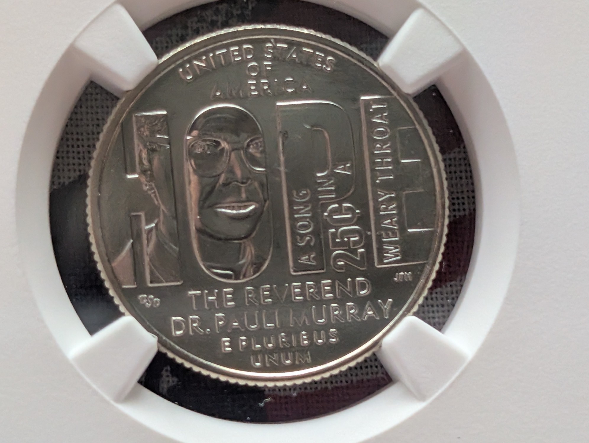 2024-P Rev. Dr. Pauli Murray Quarter - NGC MS67 - Early Release