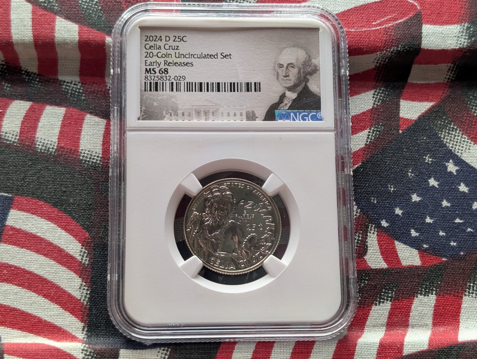 2024-D Celia Cruz Quarter - NGC MS68 - Early Release