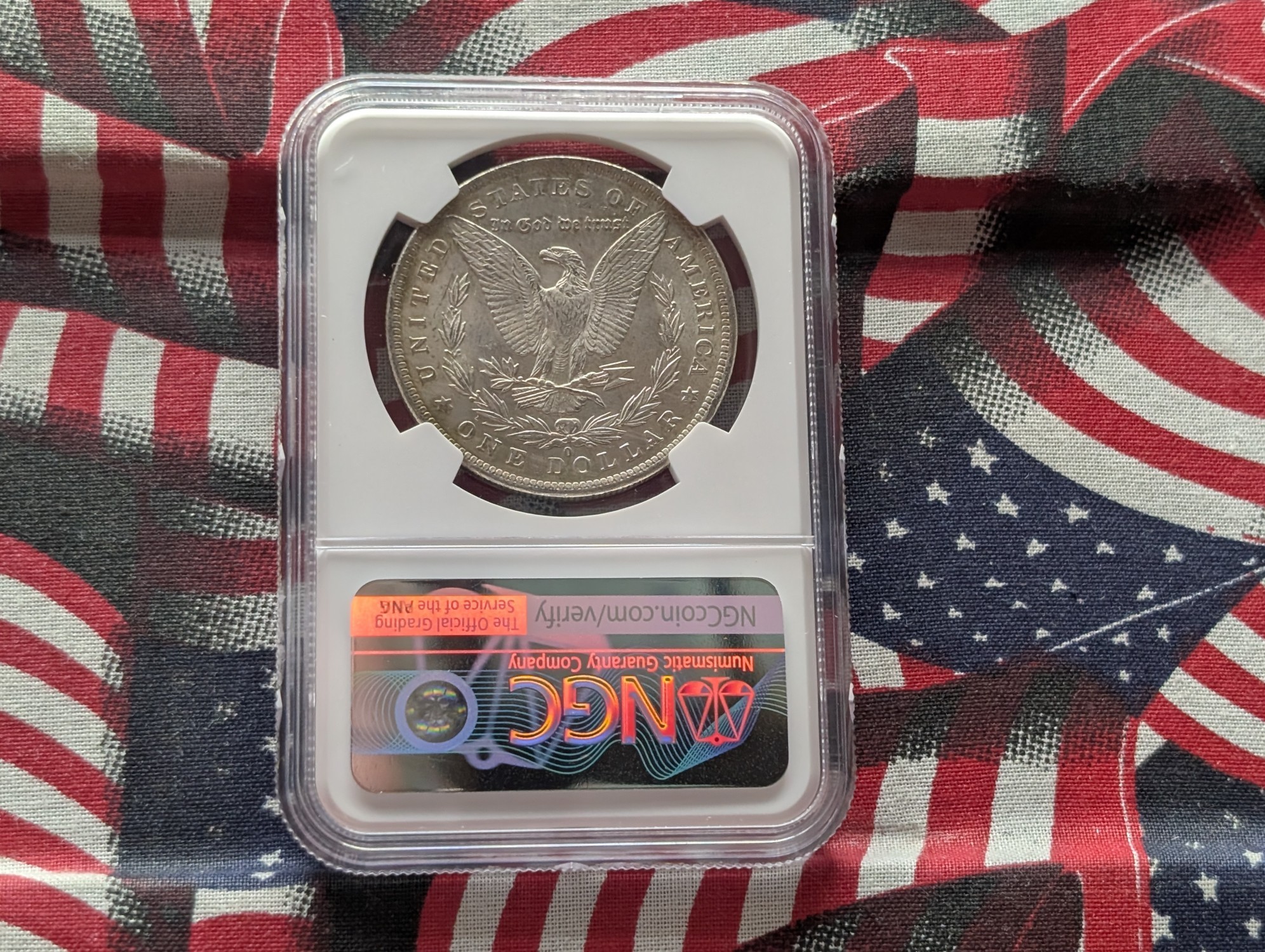 1883-O Morgan 90% Silver Dollar - NGC MS63