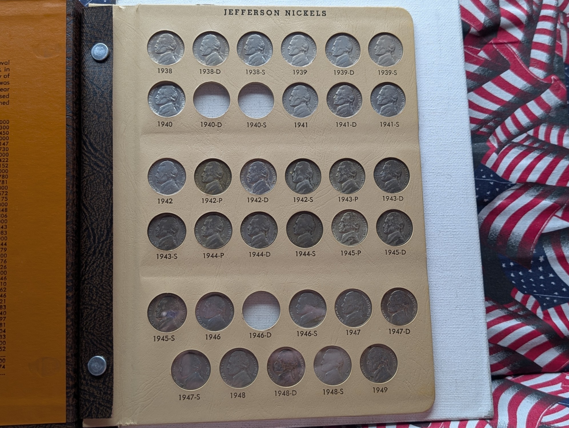 Partial 1938-2000 Jefferson Nickel Collection in Dansco Album - Includes KEY DATES! & (11) 35% Silver Wartime - 137 Coins Total