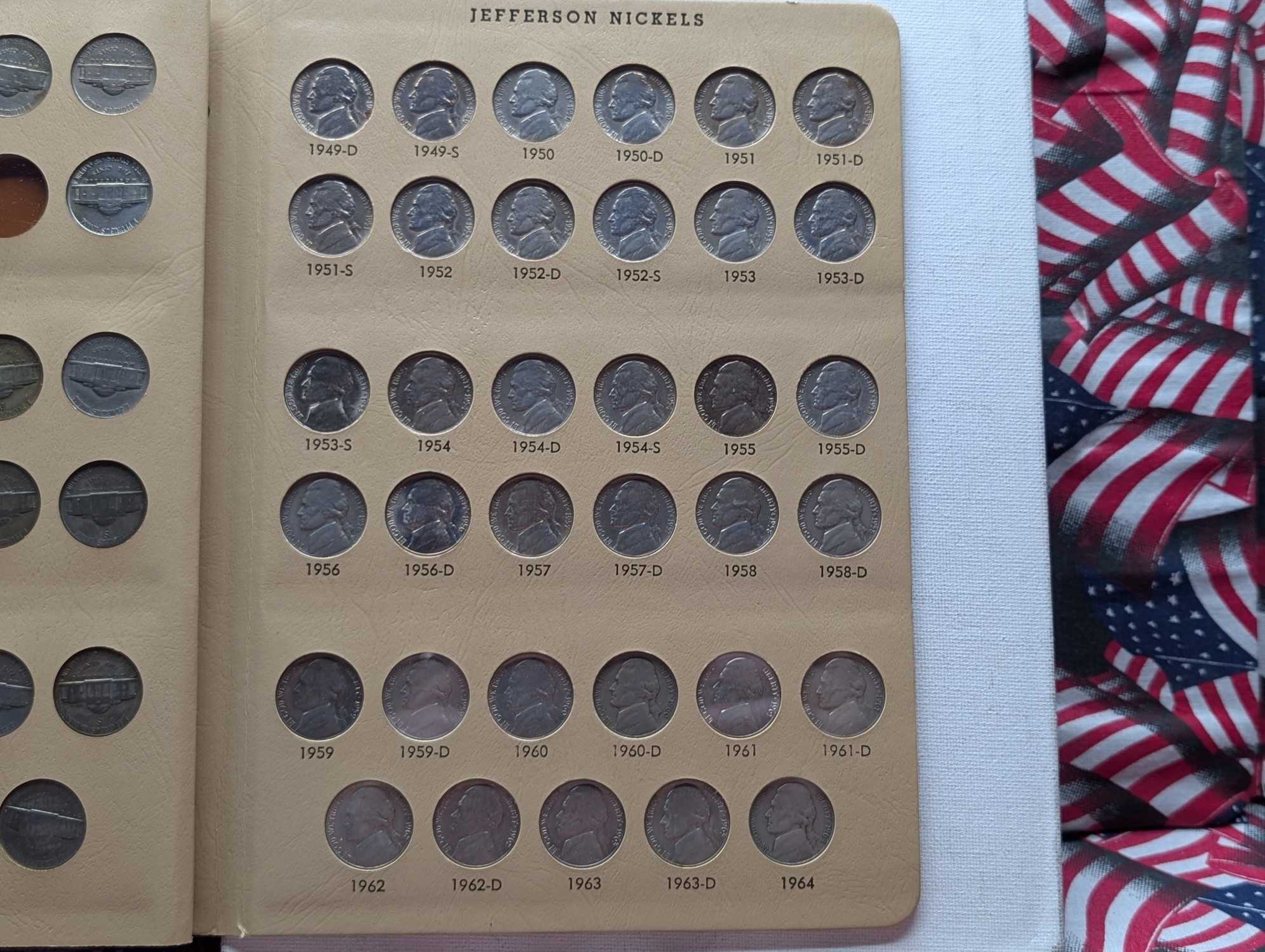 Partial 1938-2000 Jefferson Nickel Collection in Dansco Album - Includes KEY DATES! & (11) 35% Silver Wartime - 137 Coins Total