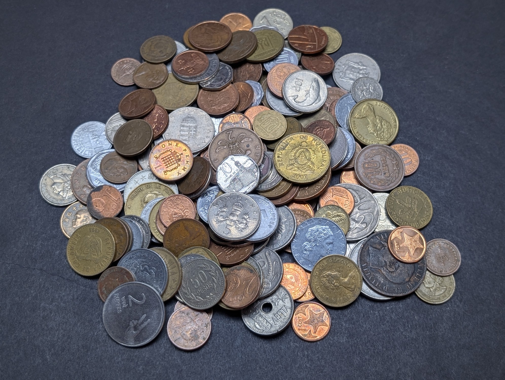 1.4 Lbs. of Various Vintage & Modern World Coins