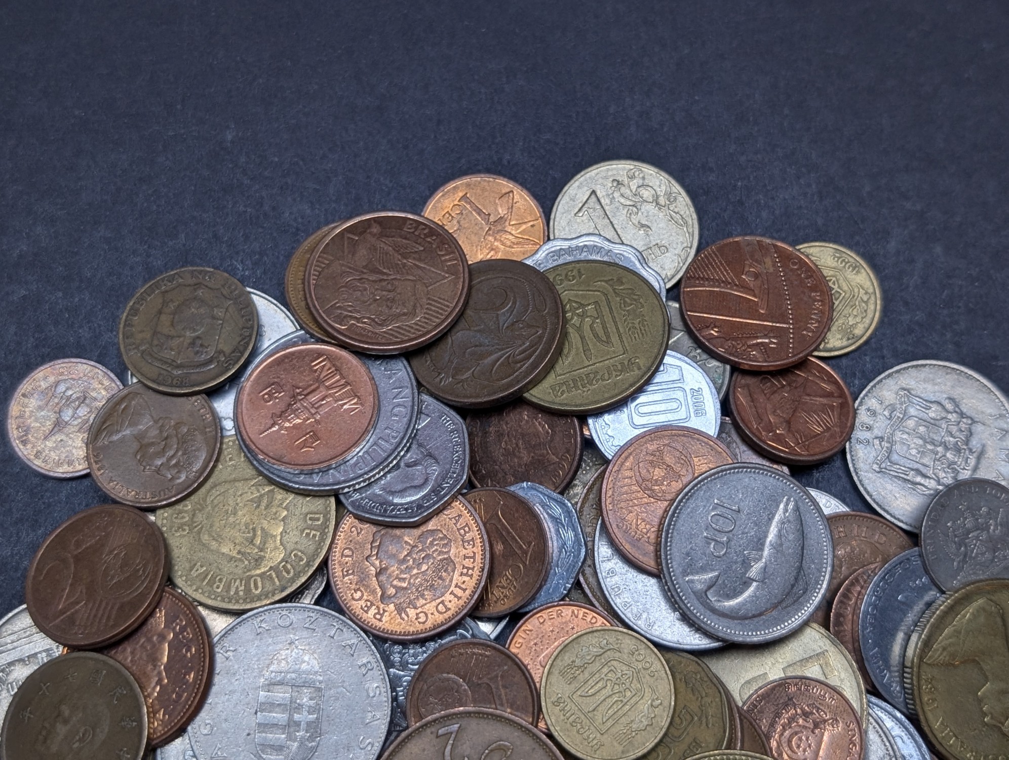 1.4 Lbs. of Various Vintage & Modern World Coins