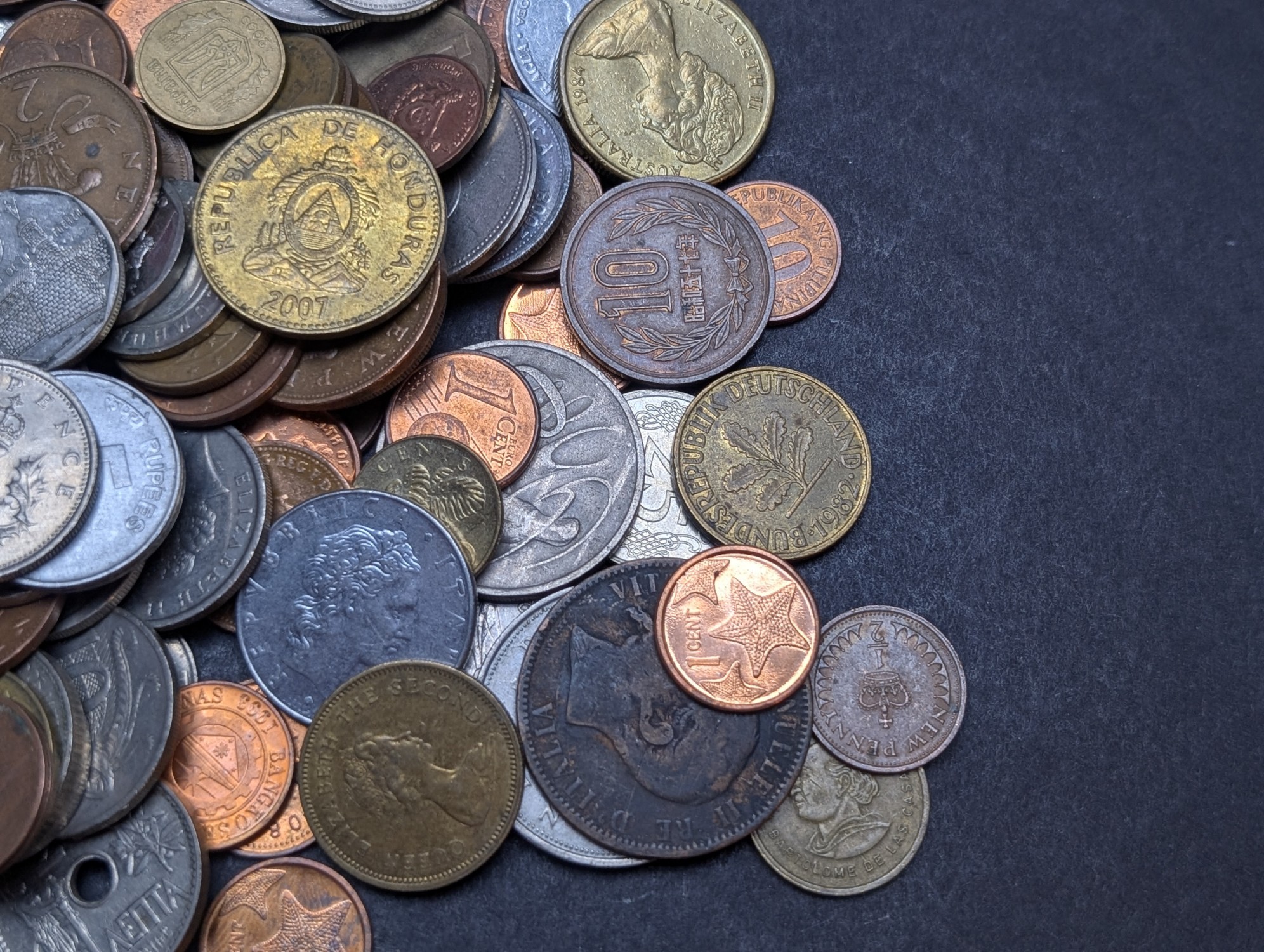 1.4 Lbs. of Various Vintage & Modern World Coins
