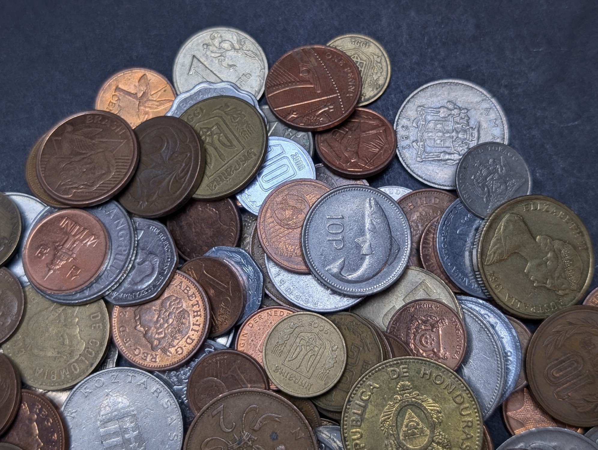 1.4 Lbs. of Various Vintage & Modern World Coins