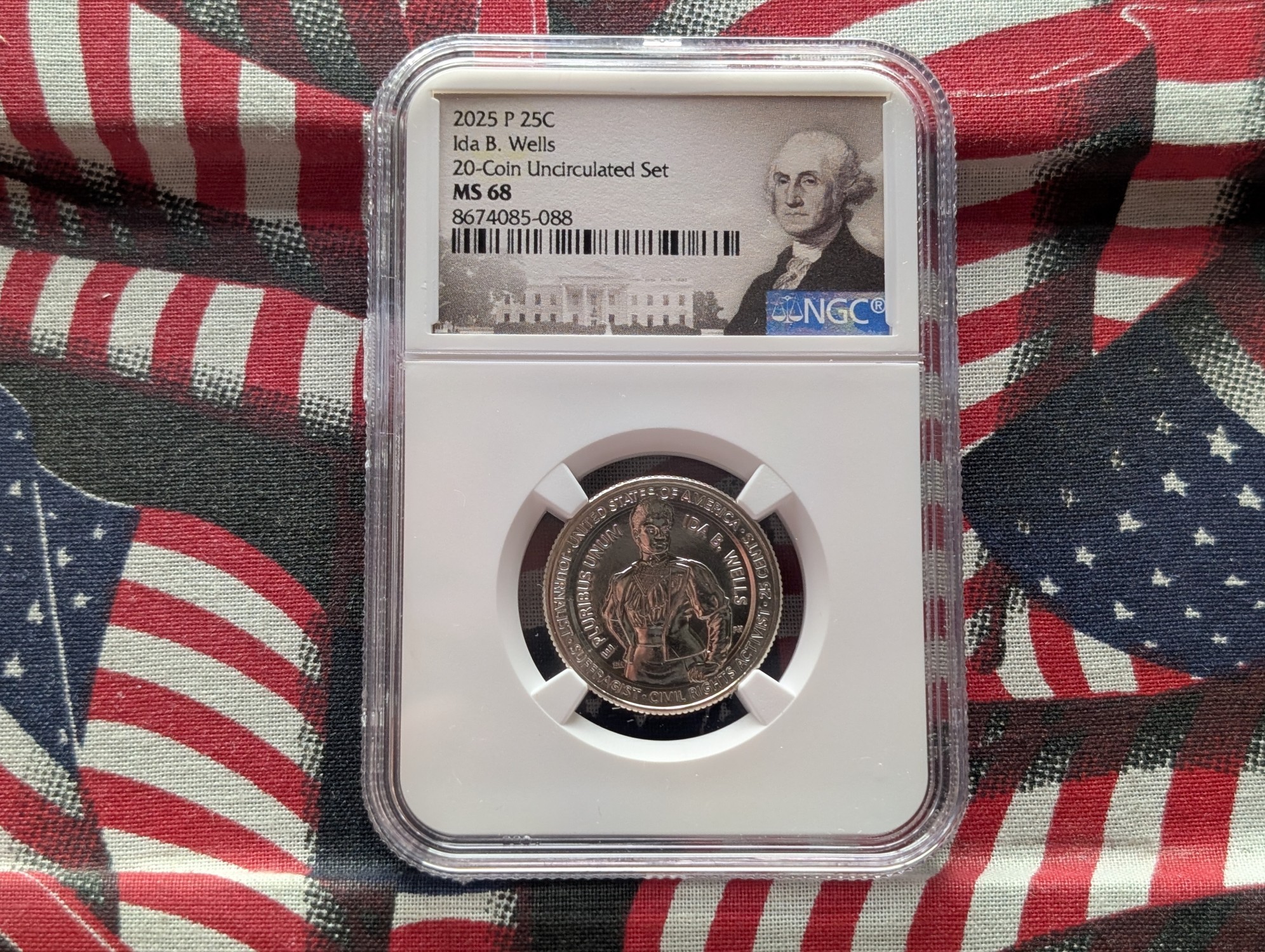 2025-P Ida B. Wells Quarter - NGC MS68
