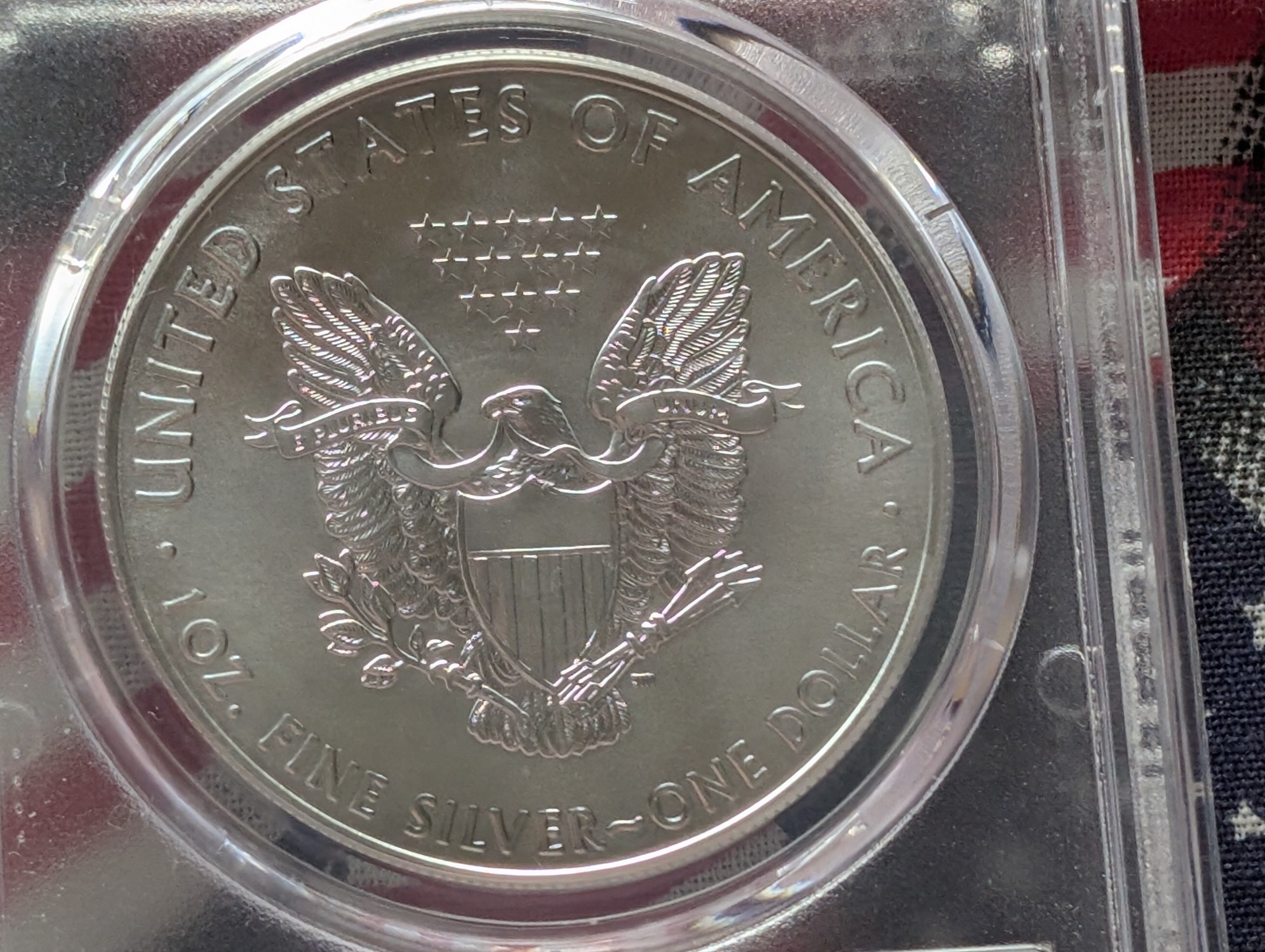 2017 American Silver Eagle 1 Troy Oz. .999 Silver - PCGS MS70 - First Strike