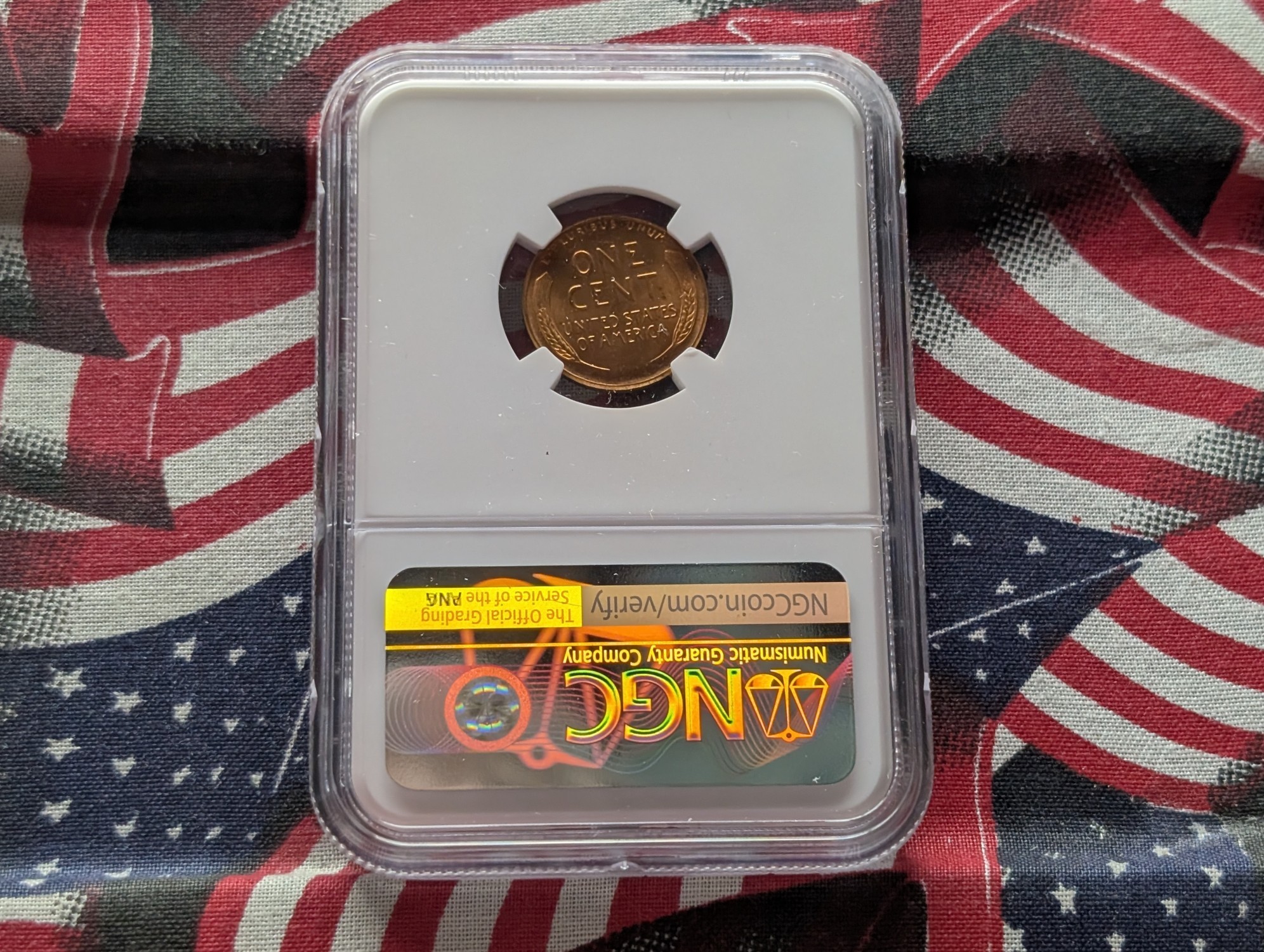 1955 Lincoln Wheat Cent - NGC MS66 RD - Poor Man's Doubled Die