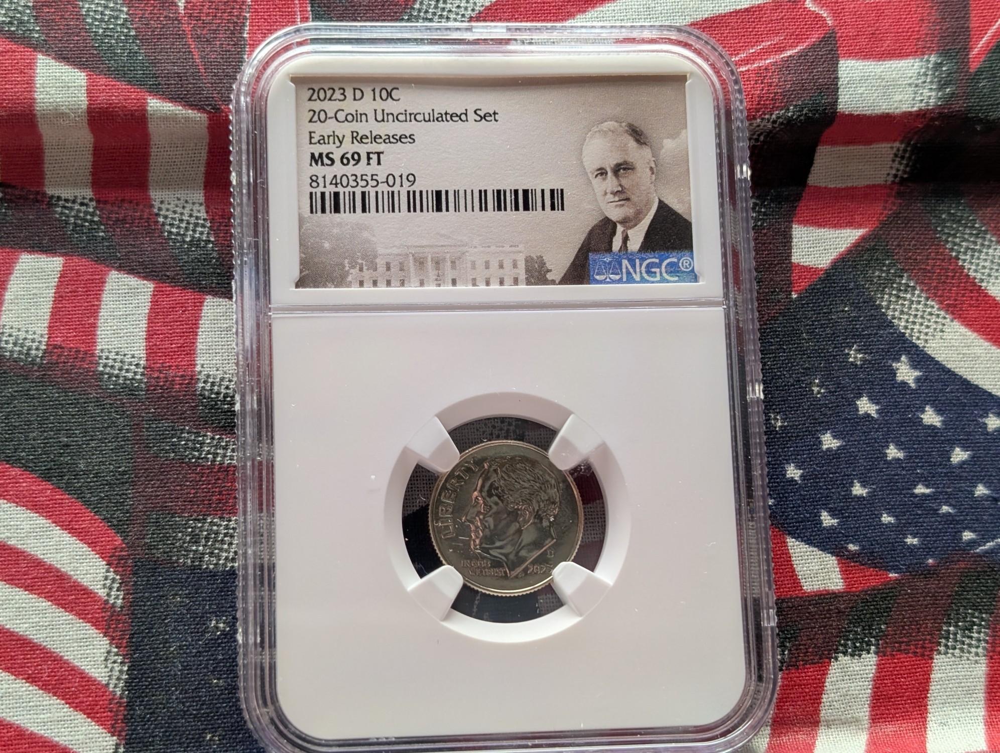 2023-D Roosevelt Dime - NGC MS69 FT - Early Release