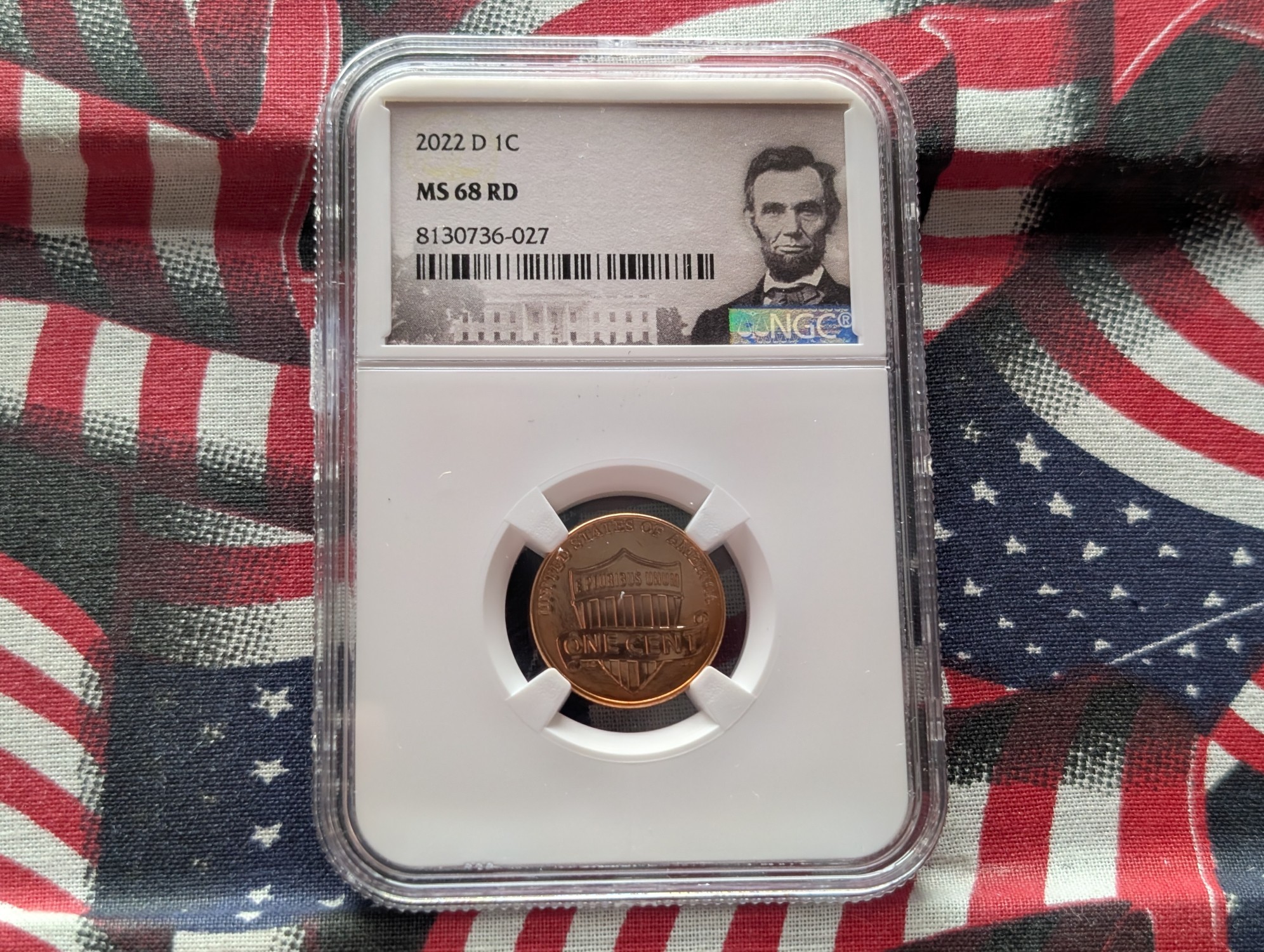 2022-D Lincoln Shield Cent - NGC MS68 RD