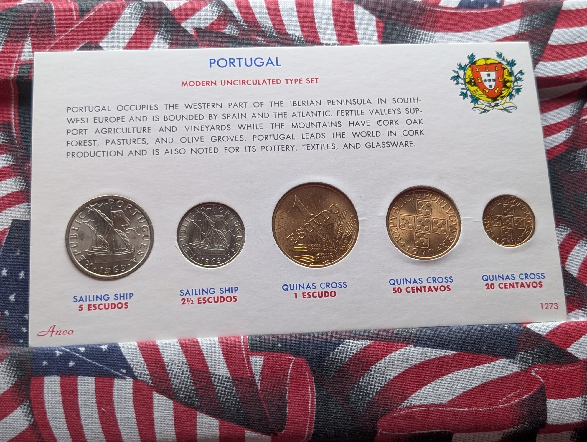 Portugal Modern Type Uncirculated 5 Coin Set