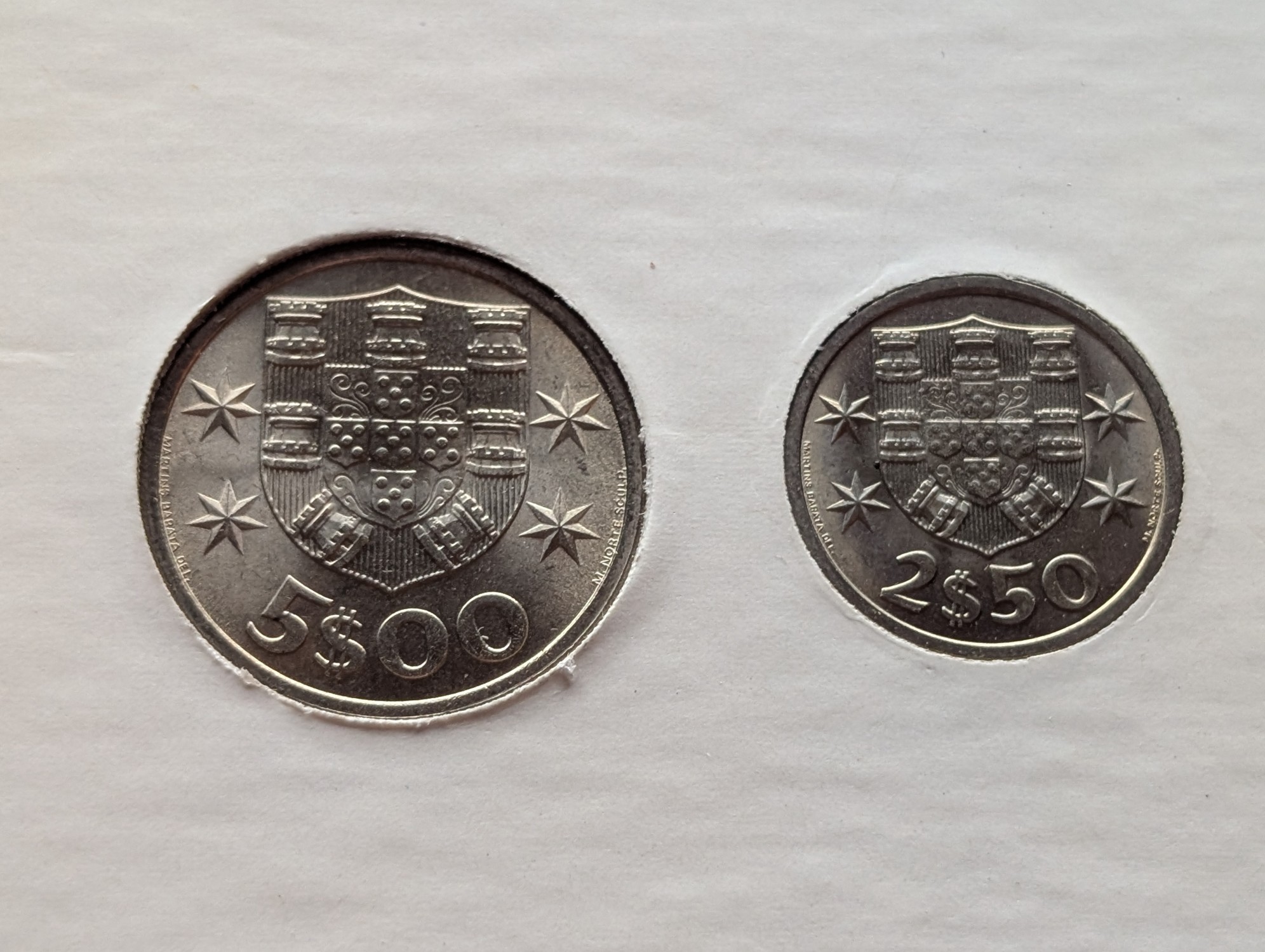 Portugal Modern Type Uncirculated 5 Coin Set