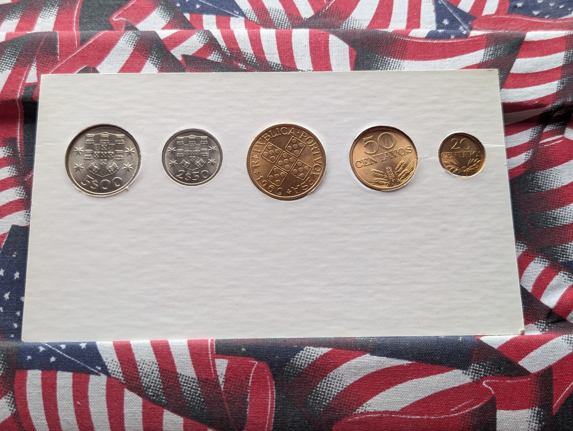 Portugal Modern Type Uncirculated 5 Coin Set