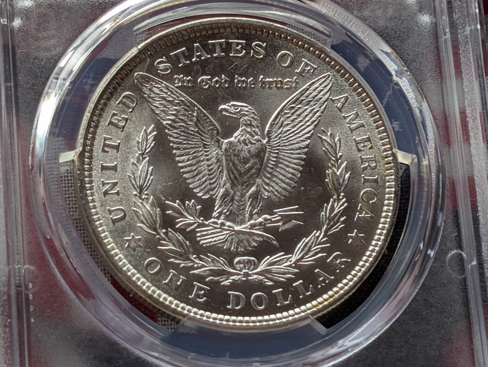 1921 Morgan 90% Silver Dollar - PCGS MS62