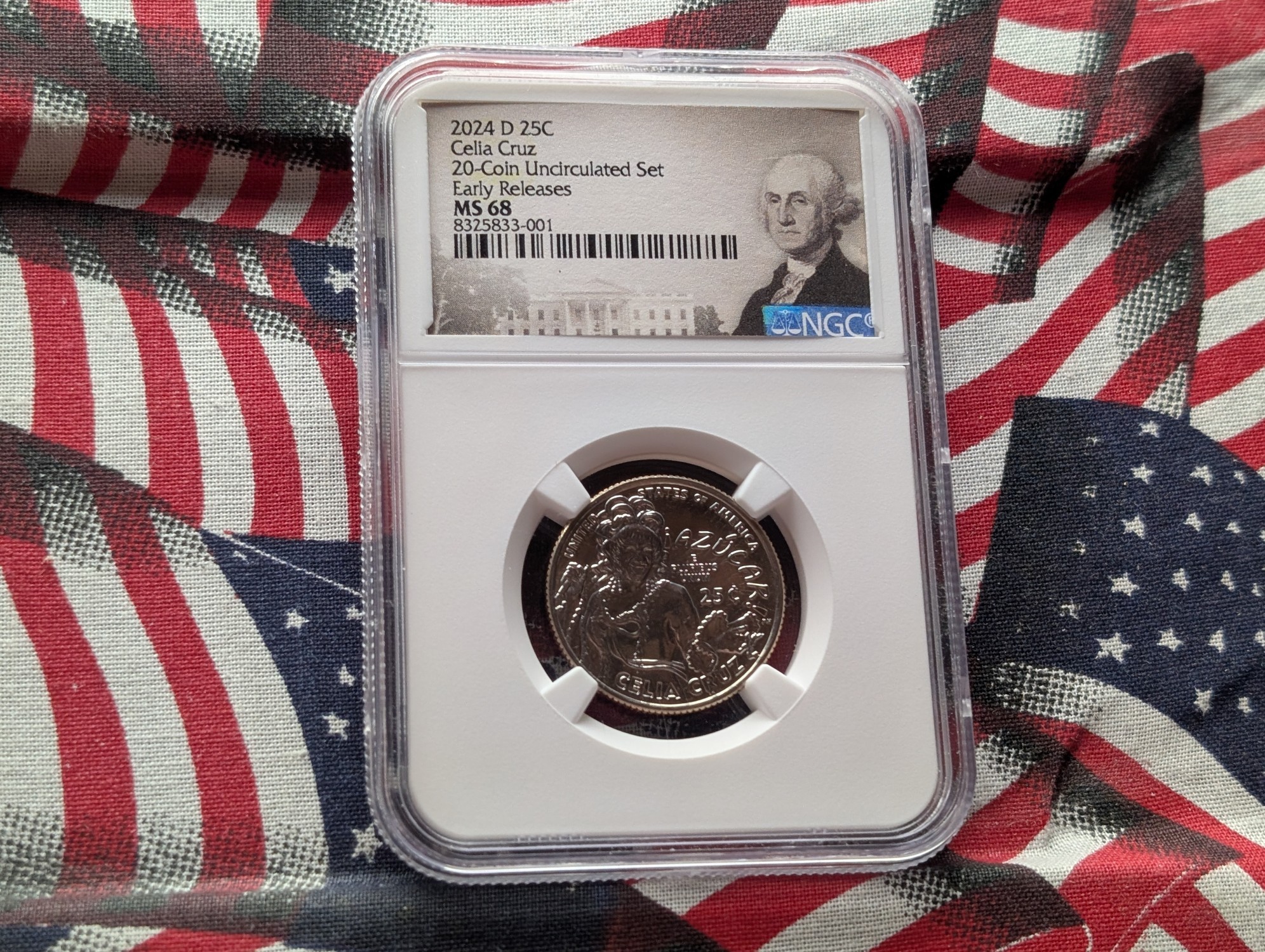 2024-D Celia Cruz Quarter - NGC MS68 - Early Release