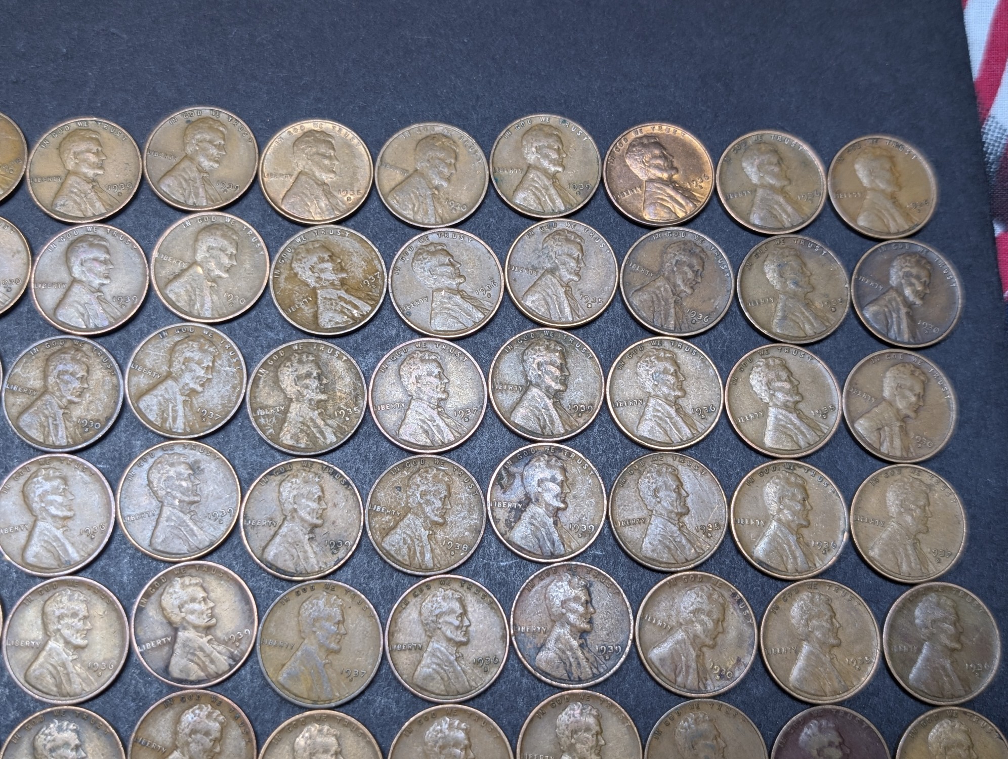1 Pound of Various 1930's Lincoln Wheat Cents