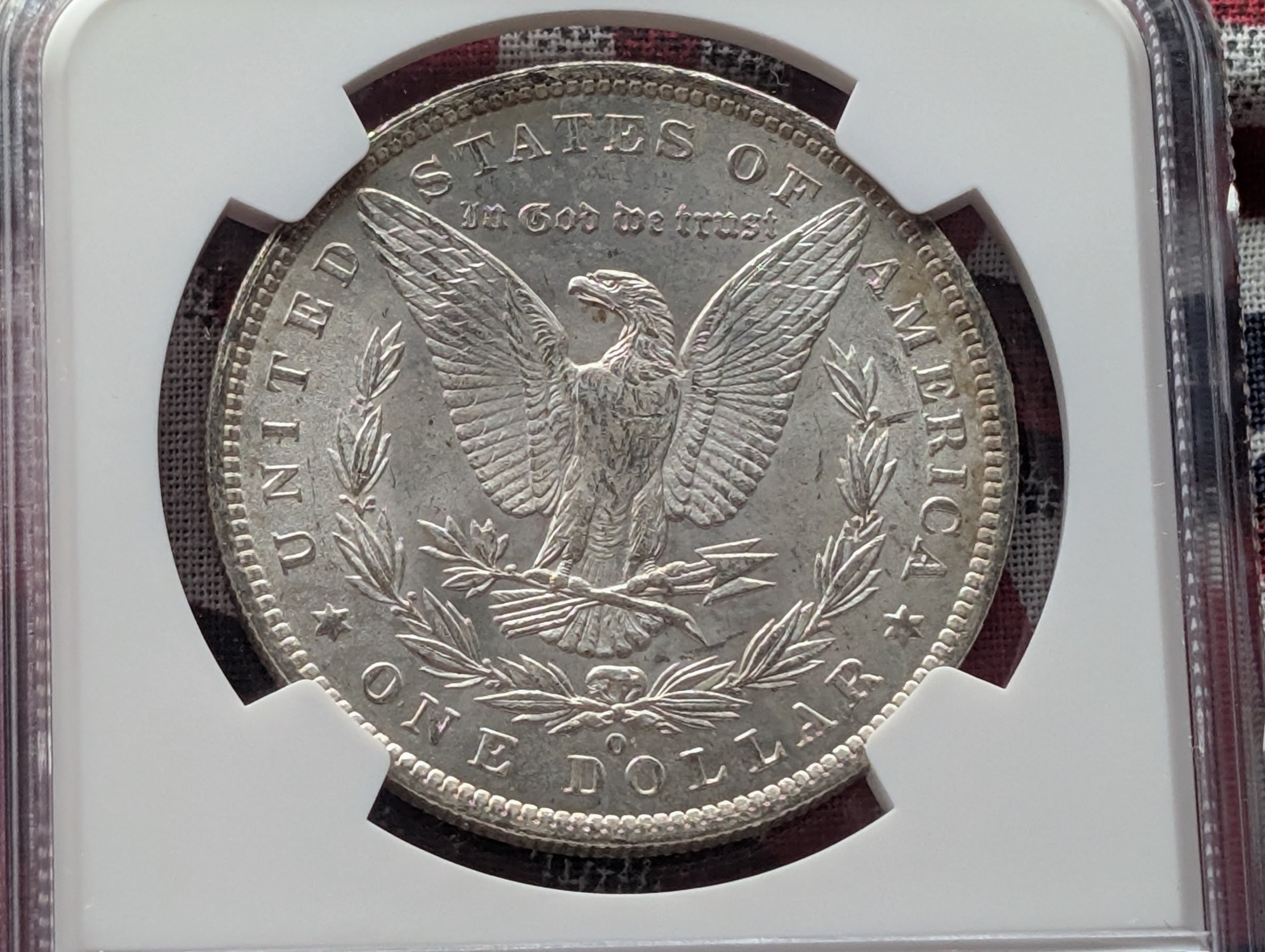 1885-O Morgan 90% Silver Dollar - NGC MS63