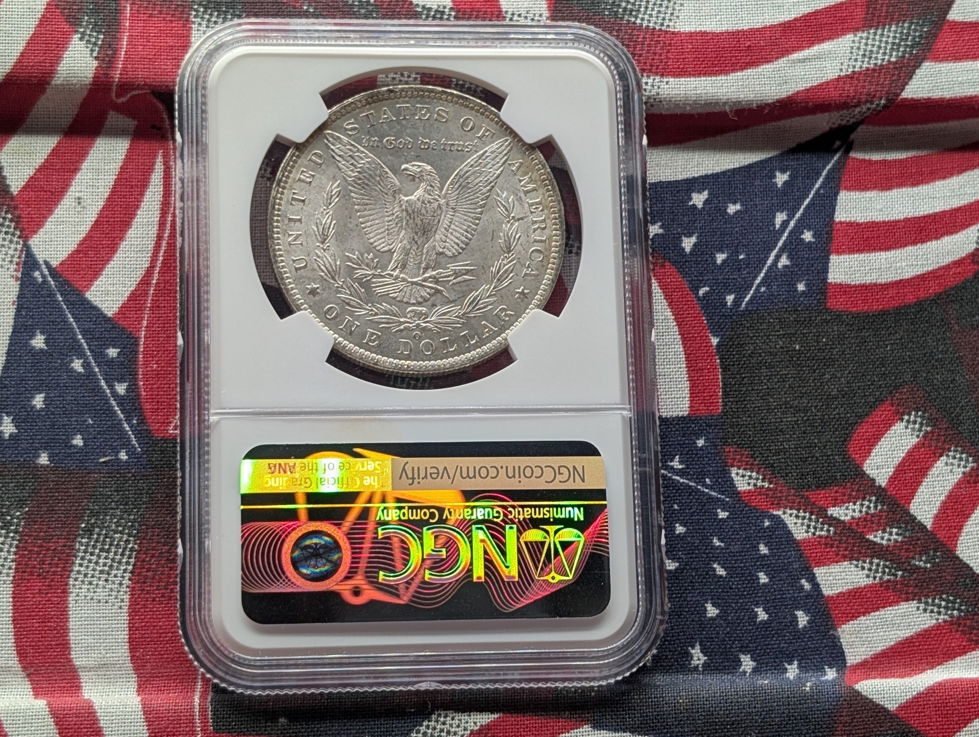 1885-O Morgan 90% Silver Dollar - NGC MS63