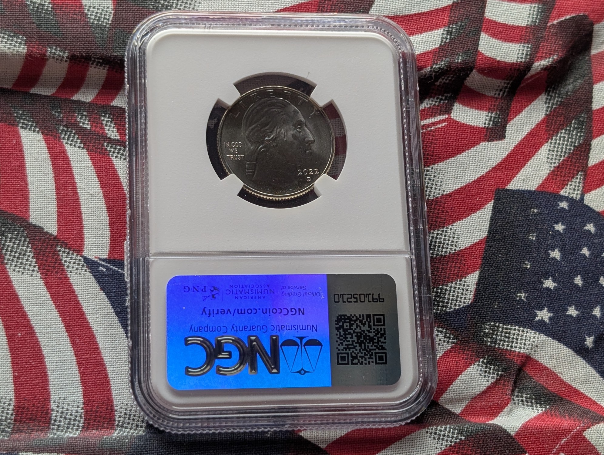 2022-D Anna May Wong Quarter - NGC MS69