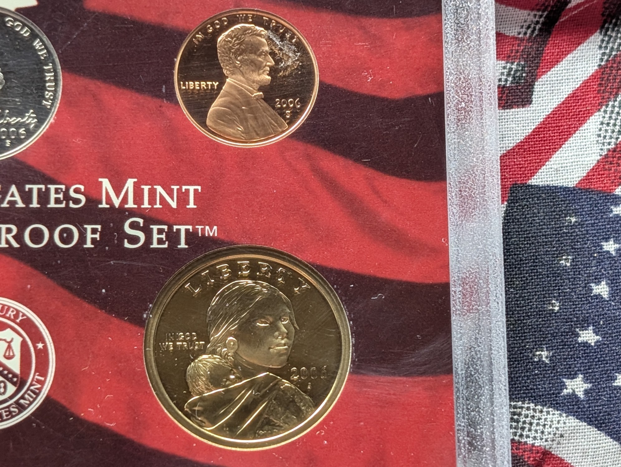 2006-S U.S. Mint Silver Proof Set in OGP, NO BOX, No State Quarters - Includes (2) 90% Silver Coins