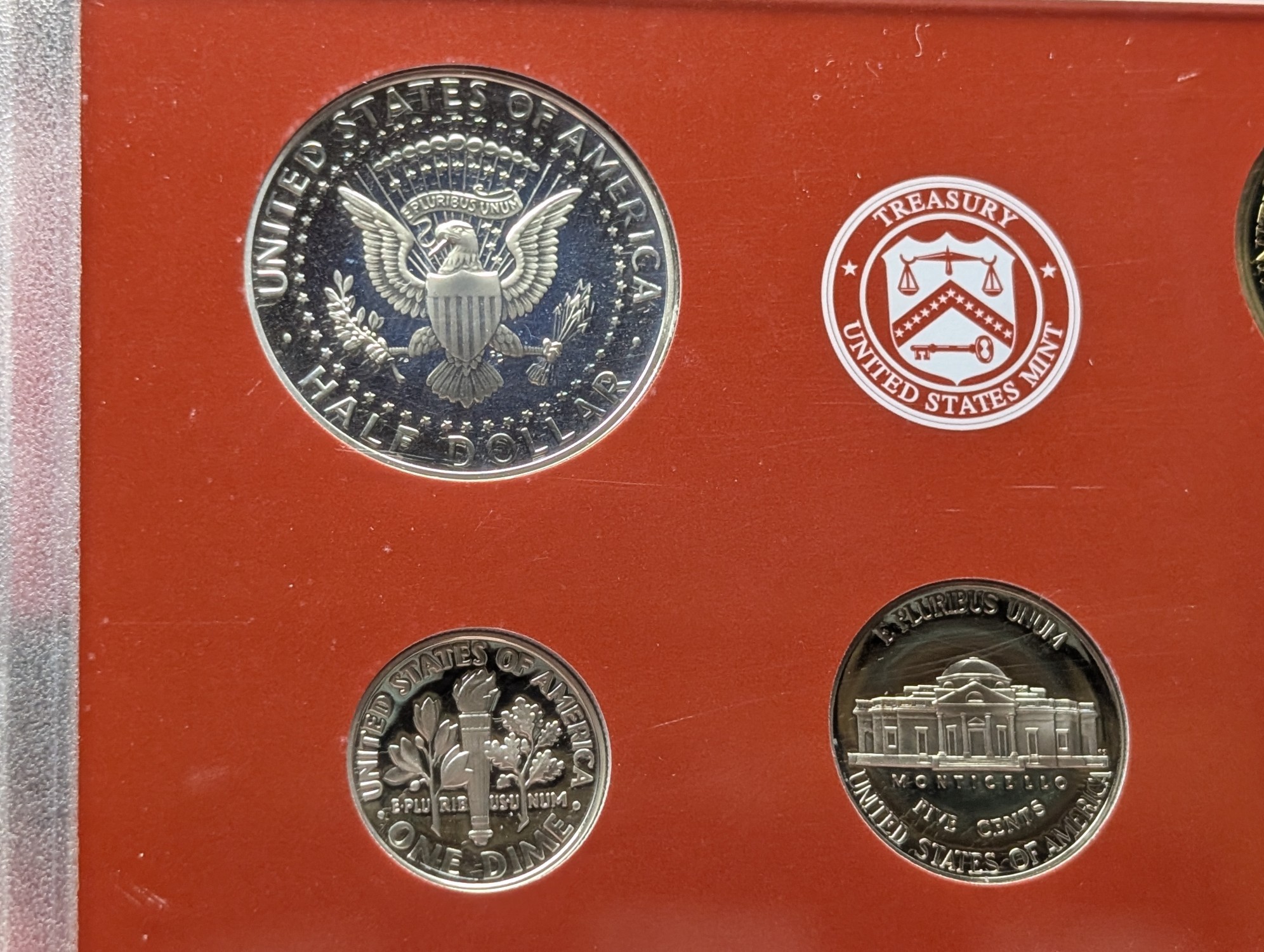 2006-S U.S. Mint Silver Proof Set in OGP, NO BOX, No State Quarters - Includes (2) 90% Silver Coins