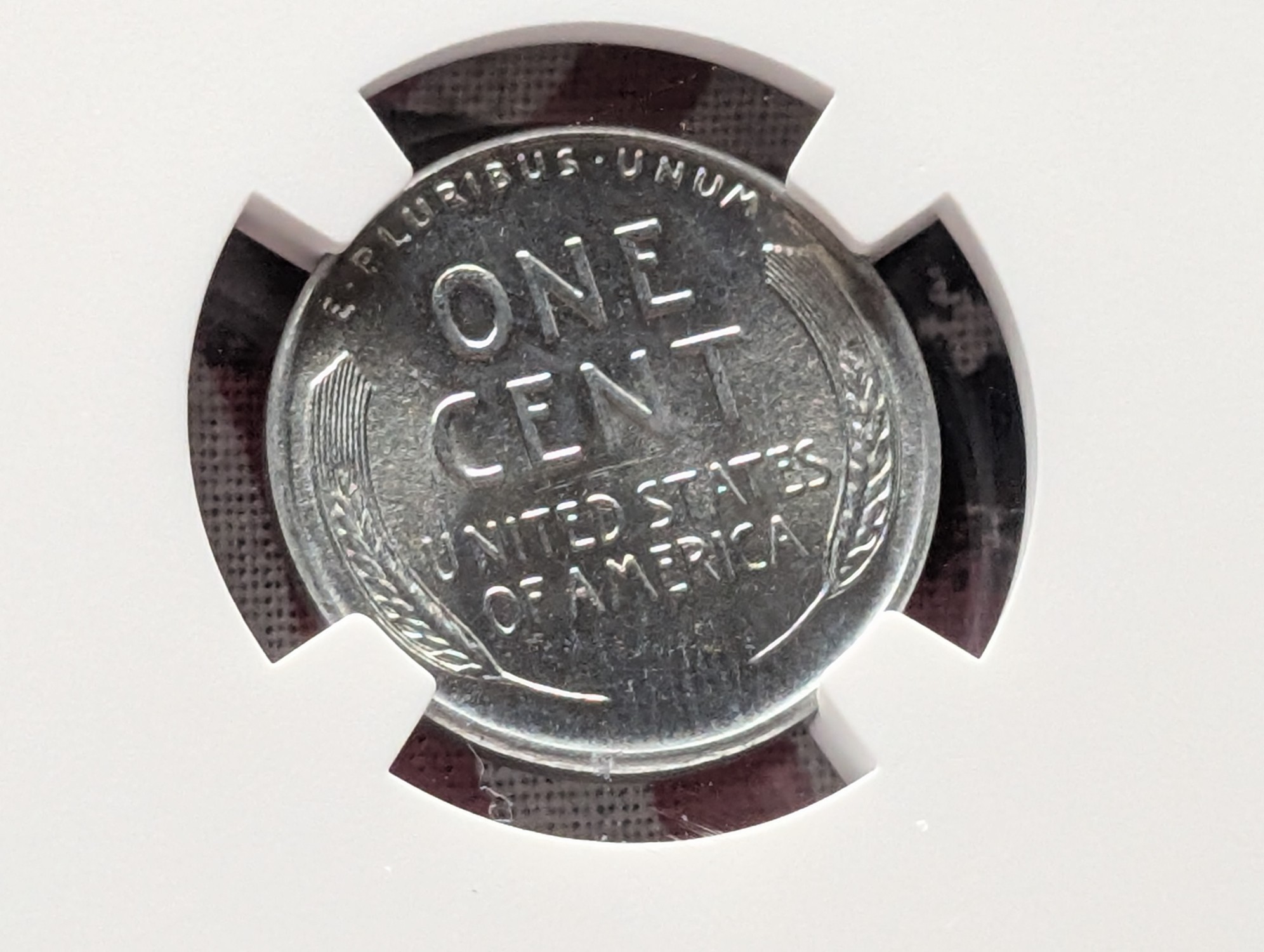 1943 Lincoln Steel Wheat Cent - NGC MS66