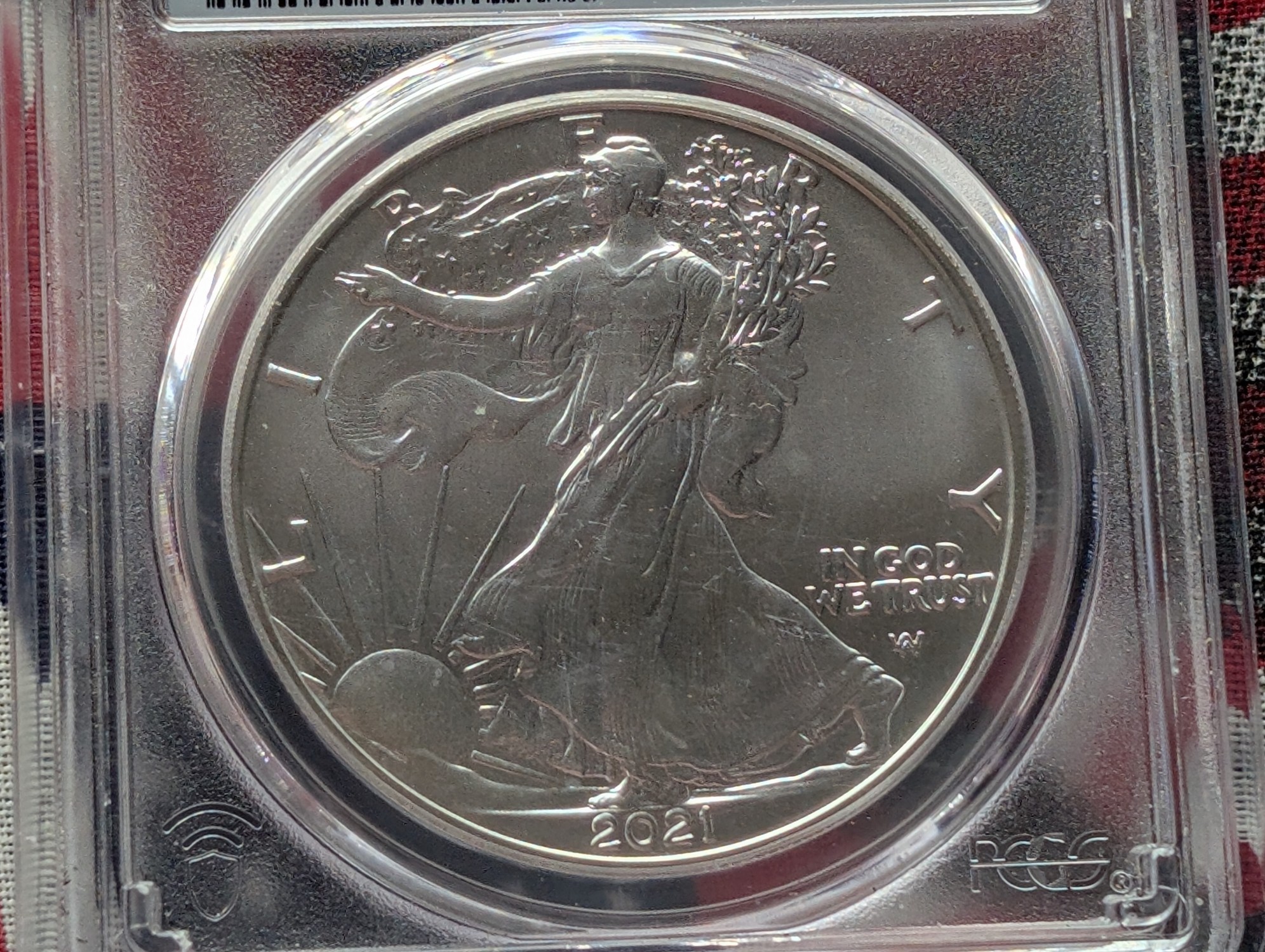 2021 Type 2 American Silver Eagle 1 Troy Oz. .999 Silver - PCGS MS70 - First Strike