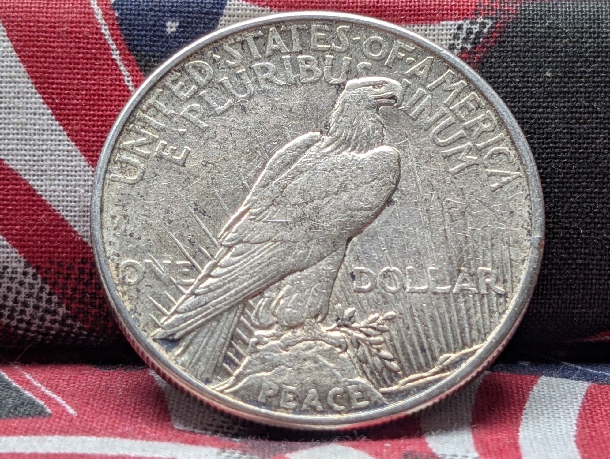 1921 Peace 90% Silver Dollar - High Relief - KEY DATE!