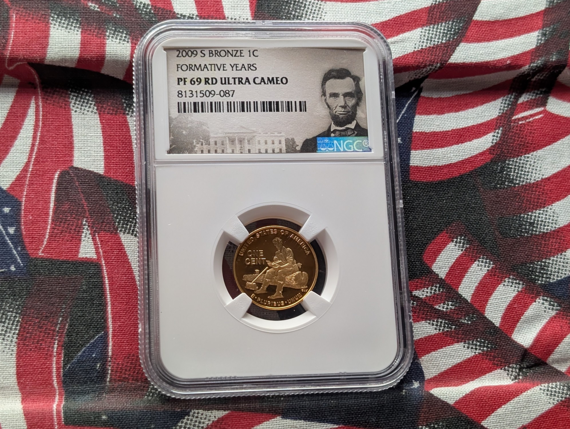 2009-S PROOF Bronze Lincoln Formative Years Cent - NGC PF69 RD ULTRA CAMEO