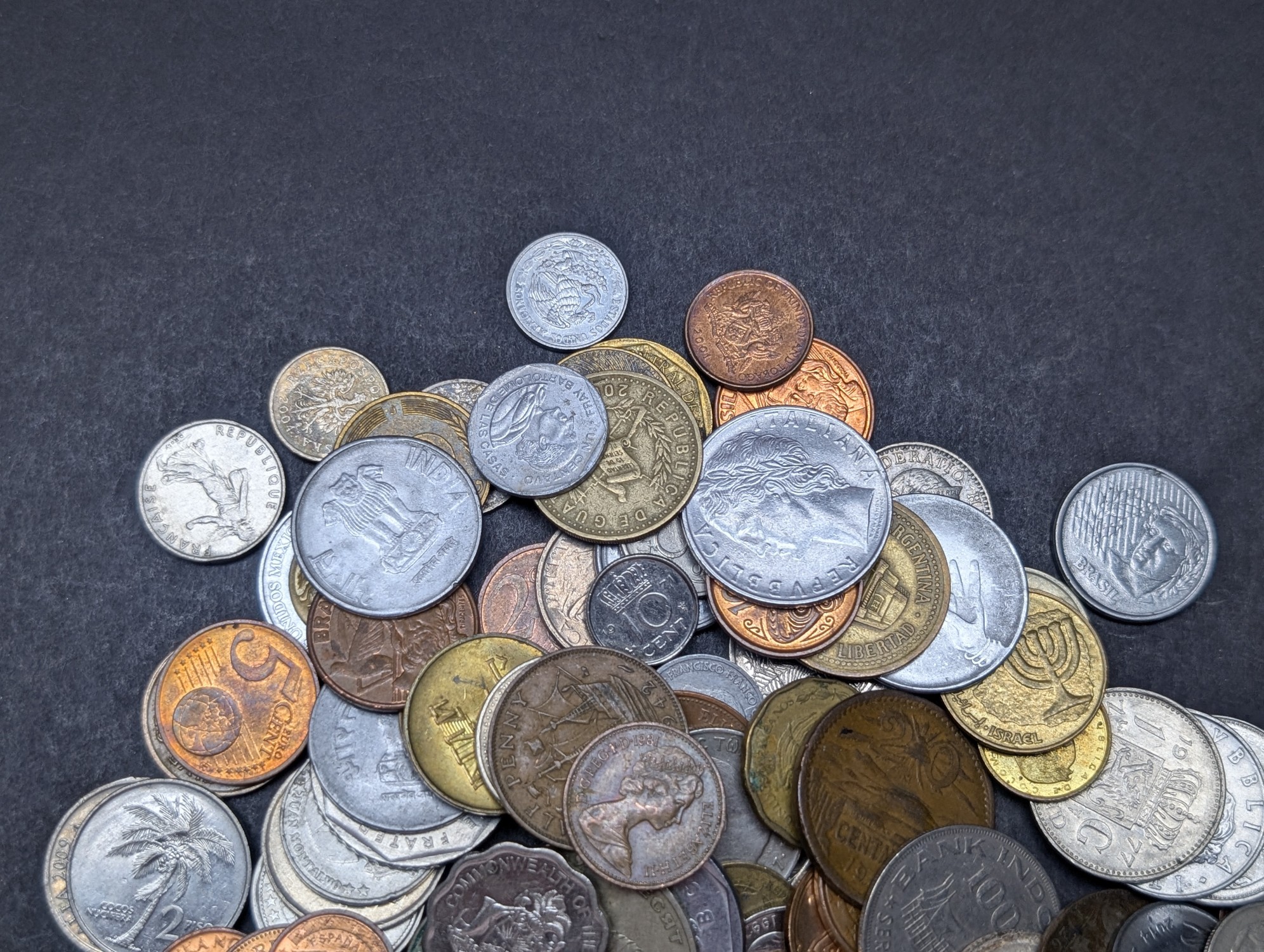 1.7 Lbs. of Various Vintage & Modern World Coins