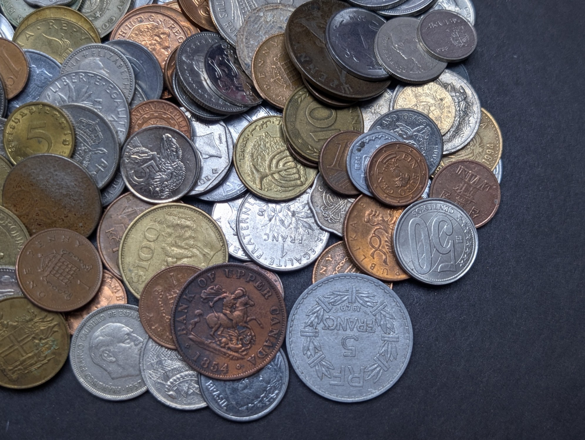 1.7 Lbs. of Various Vintage & Modern World Coins